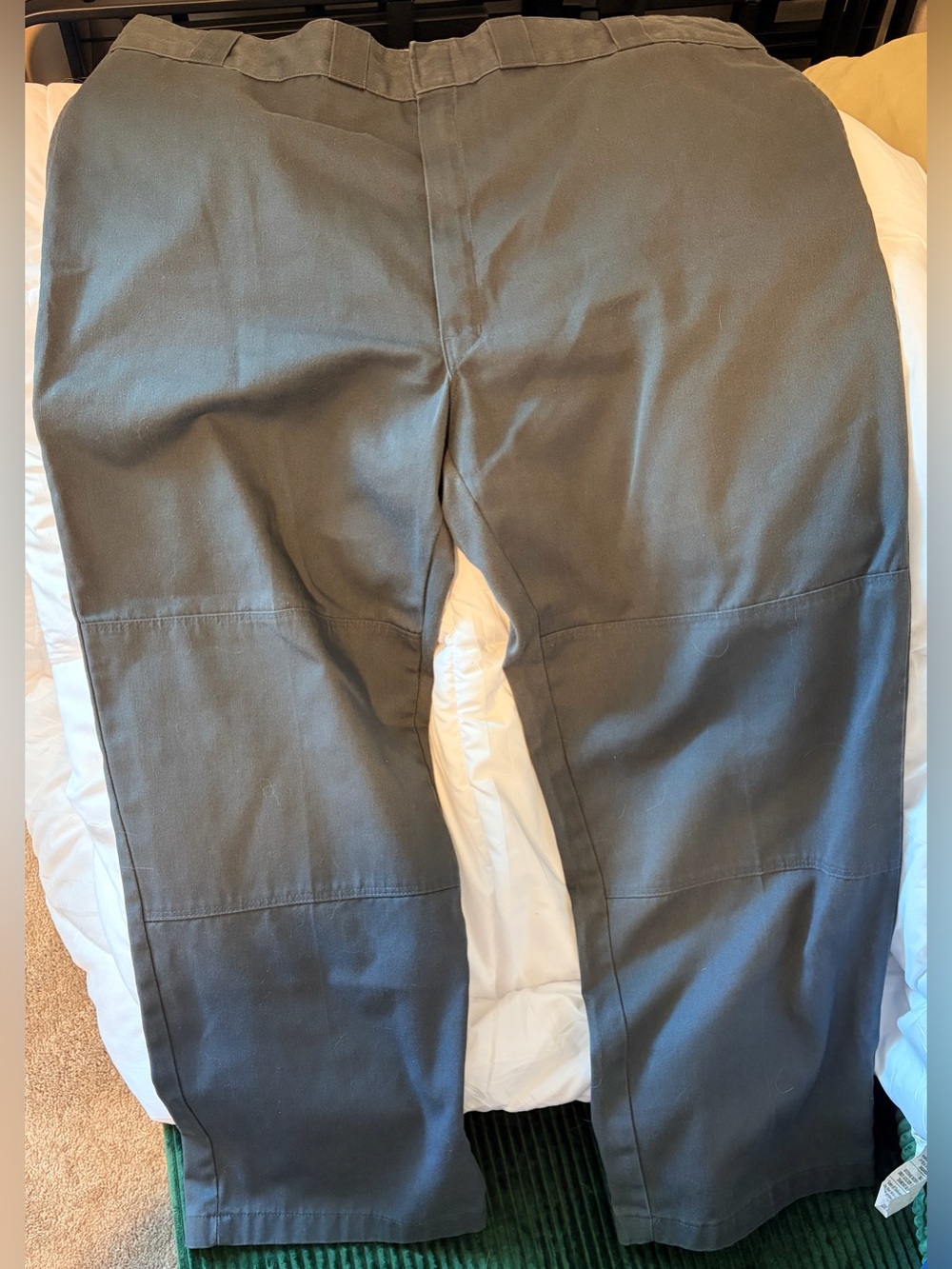 Dickies 85283 Loose Fit Double Knee Work Pants Charcoal Grey 46x32